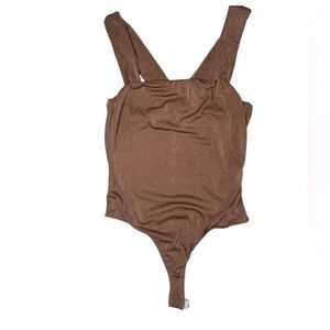 21 saints slinky/shiny thong bodysuit size Large